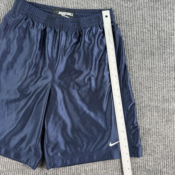 Nike Shorts Men Large Blue Basketball Dazzle Athletic Shiny Silky Smooth y2k - Picture 3 of 12